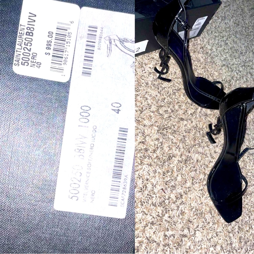 SaintLaurent Heels , worn couple times, still in great condition;